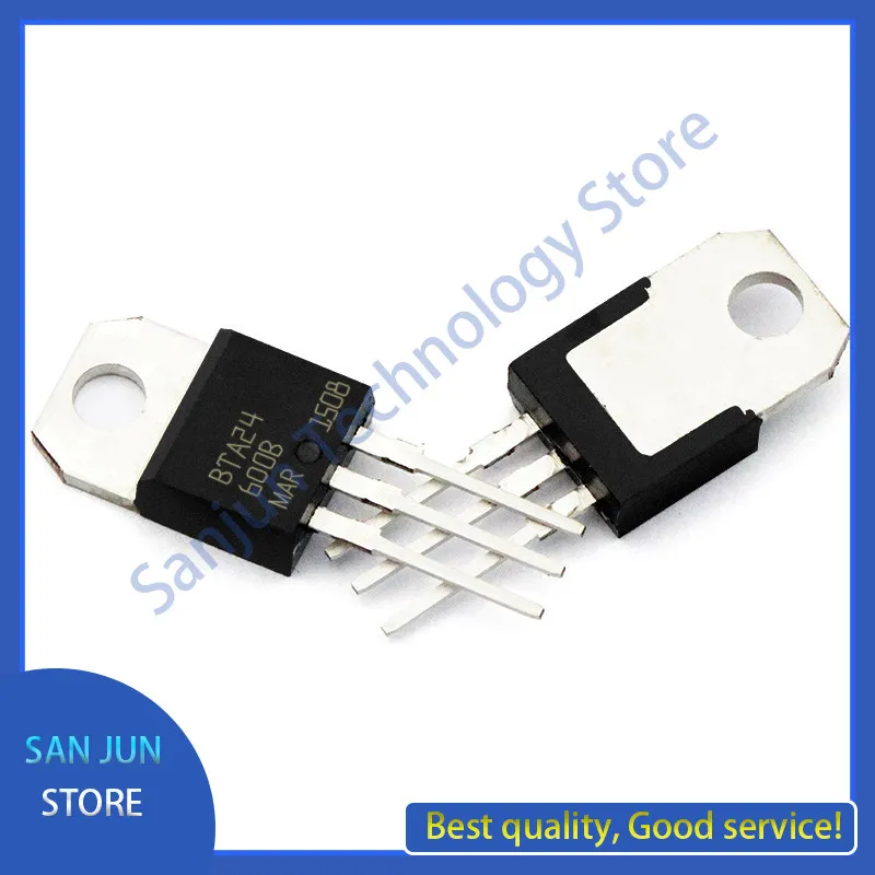 

Bidirectional Triac Thyristor BTA24-600B BTA24 24A/600V TO-220 Through Hole