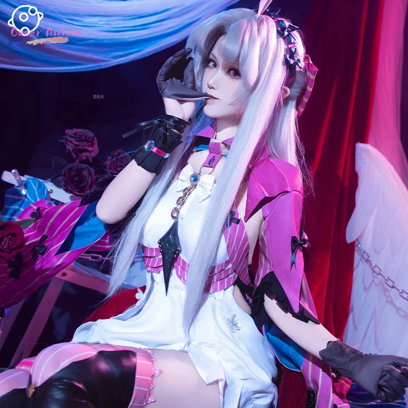 لعبة Wuthering Waves كارلوتا مونتيلي أزياء تنكرية موحدة للهالوين كرنفال حفلة عيد الميلاد لعب الأدوار الملابس الملابس