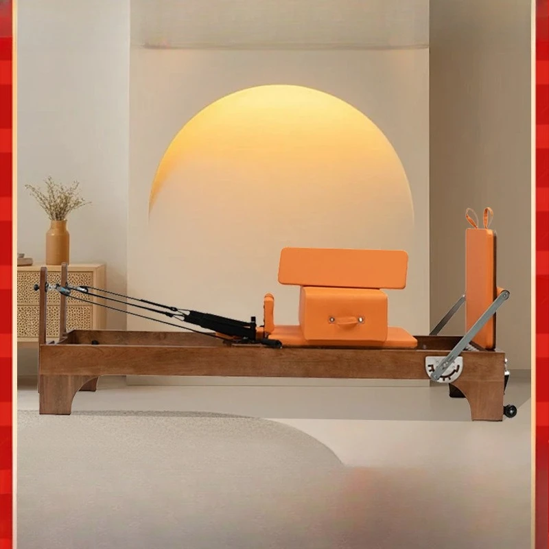 

Pilates large equipment five-piece set gym walnut core bed yoga studio bed trendy fitness equipment