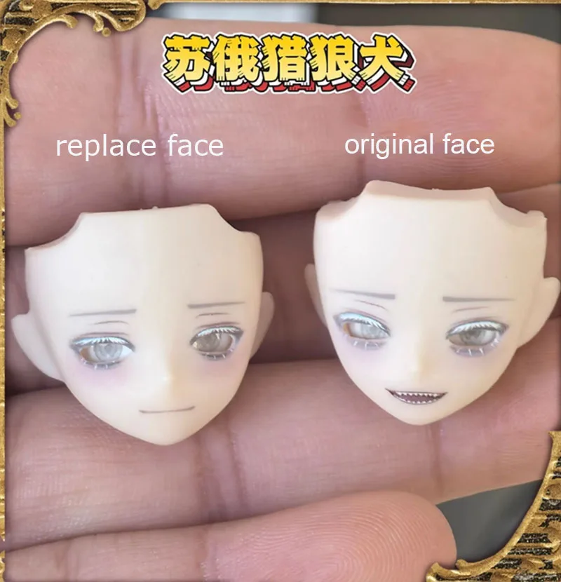 1/8 The Past in Sicily Replace Face Head MJD Joint Body Accessories Smiling Angry Shy Wronged Face Blank Head Body Replace Part