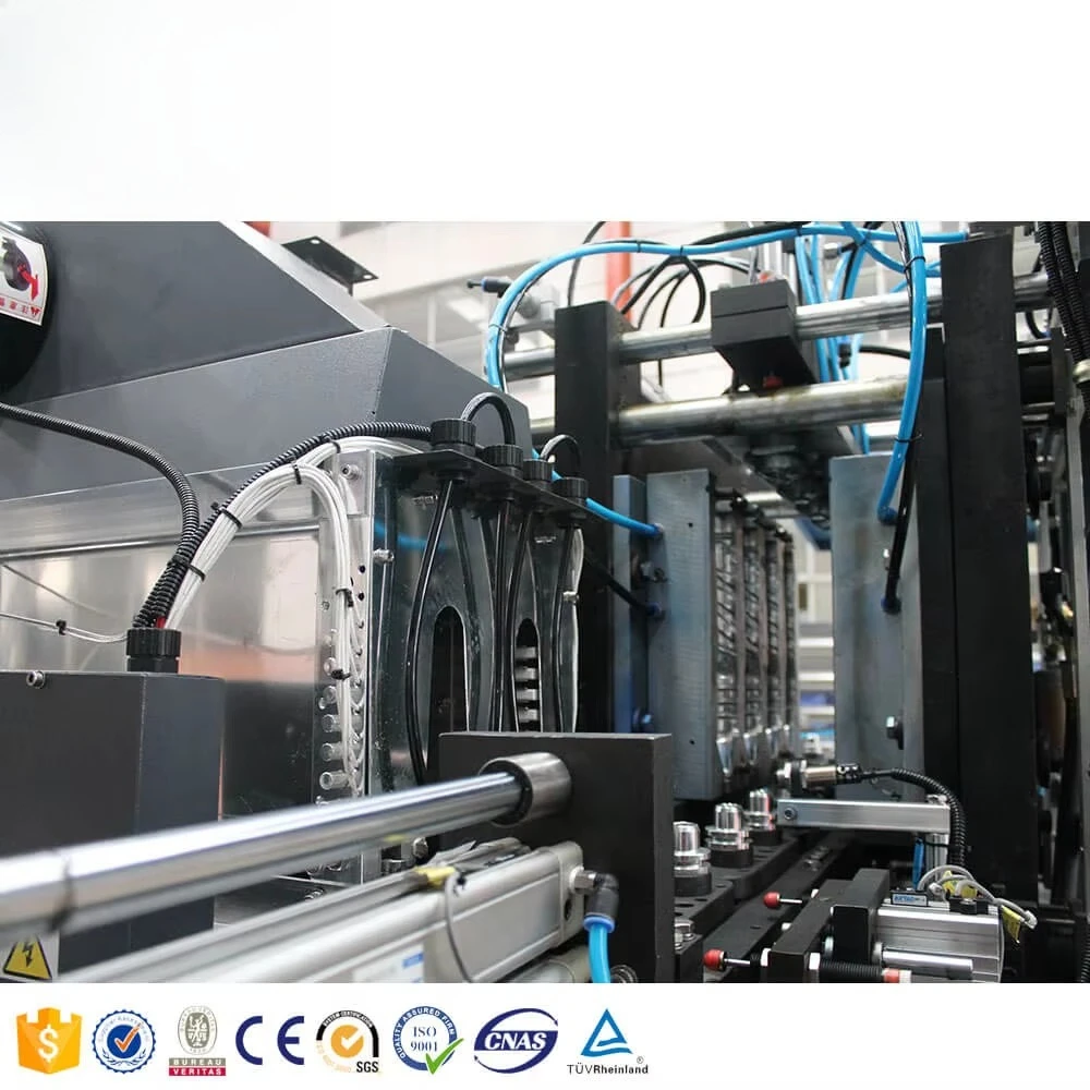 Auto 28mm Neck Energy Drink Mineral Spring Water PET Plastic 250ml 300ml 30cl 10oz Bottle Stretch Blow Molding System Equipment