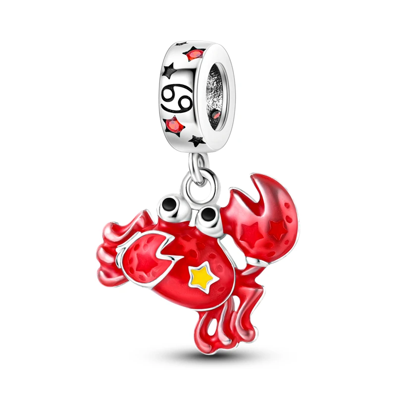 925 zilveren regenboogbloem Dragonfly Charms Dangle Charm Animal bead Fit originele armband sieraden DIY