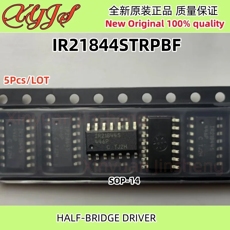 5Pcs/LOT IR21844STRPBF IR21844S SOP-14 IR21844STR IR21844SPBF IR21844 HALF-BRIDGE DRIVER Chip New Original 100% Quality