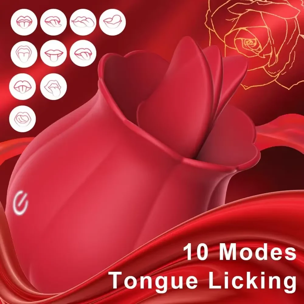 Tongue Licking Vibrator for Women Powerful G Spot Nipples Massager Swing Oral Clitoris Stimulator Adult Goods Sex Toys