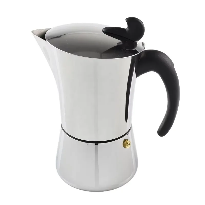 

Espresso Mocha Pot Stainless Steel Coffee Machine