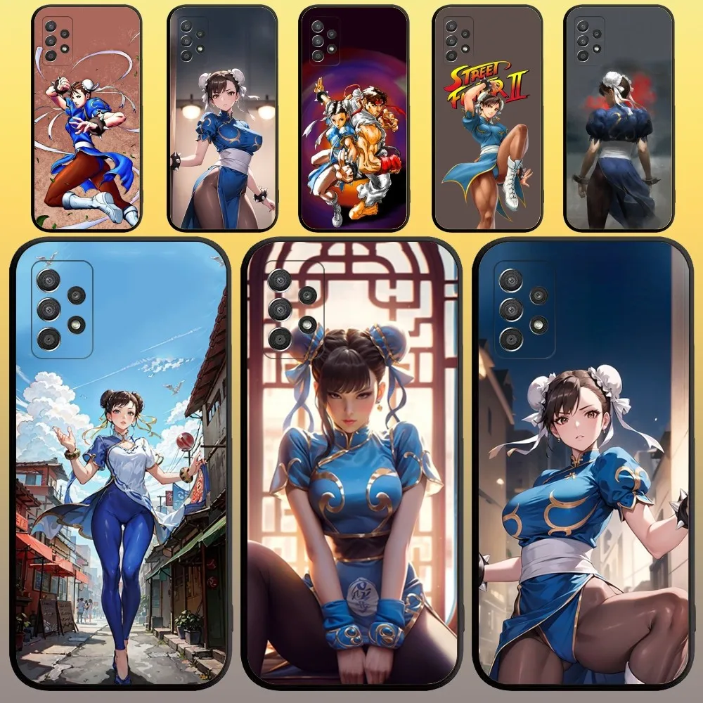 Chun-Li Game-Street-Fighters Phone Case for SamsungA 91,80,73,72,71,70,53,52,51,42,41,40,32,31,30,22,21,20,13 S 4G 5G Soft Case