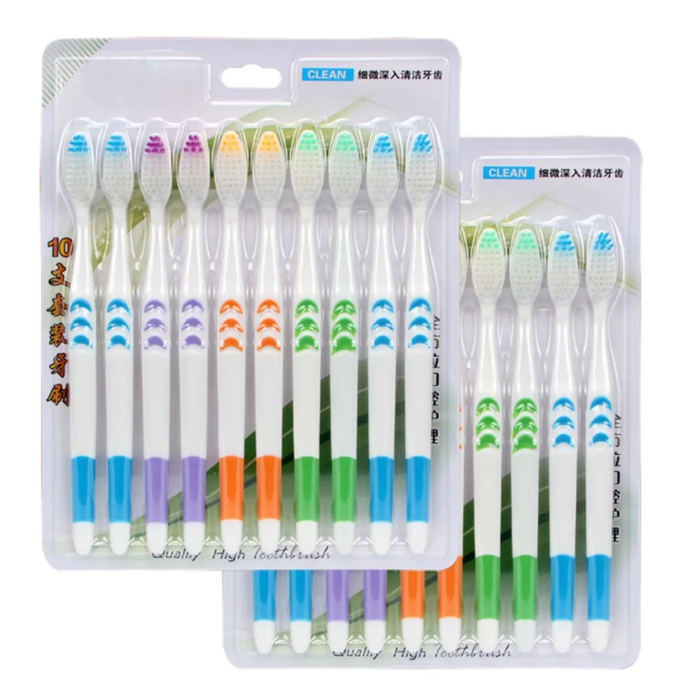 10PCS Toothbrush Natural Bamboo Toothbrushes Set Soft Bristle Charcoal Teeth Whitening Bamboo Toothbrushes Soft Dental Oral Care image 6