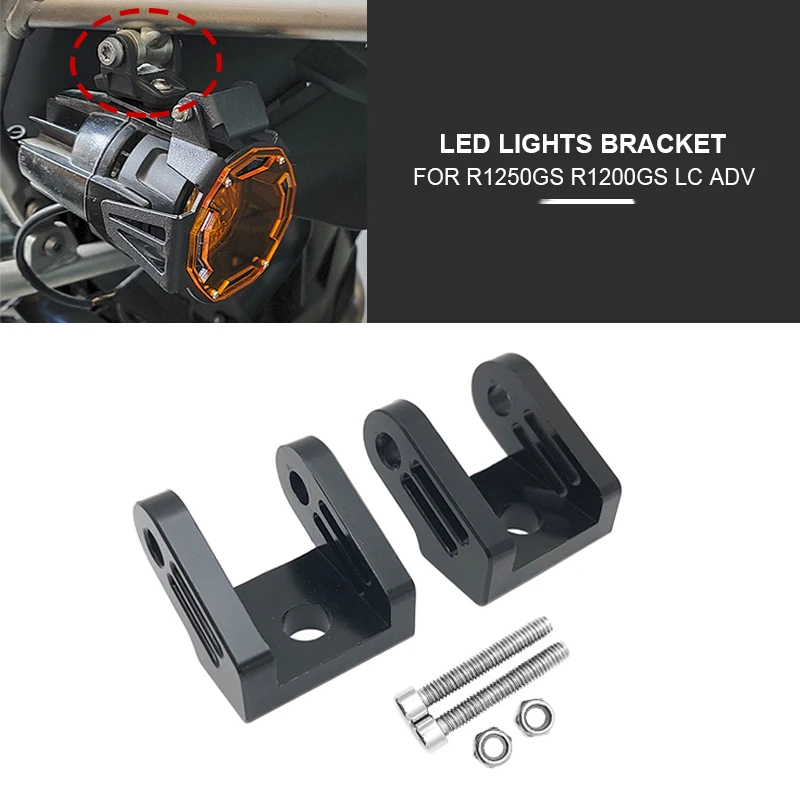 Fog Lights Brackets For BMW R1200GS R1250GS R 1200 GS LC R 1250 GS ADV Adventure 2004-2023 Auxiliary Lights LED Lights Bracket