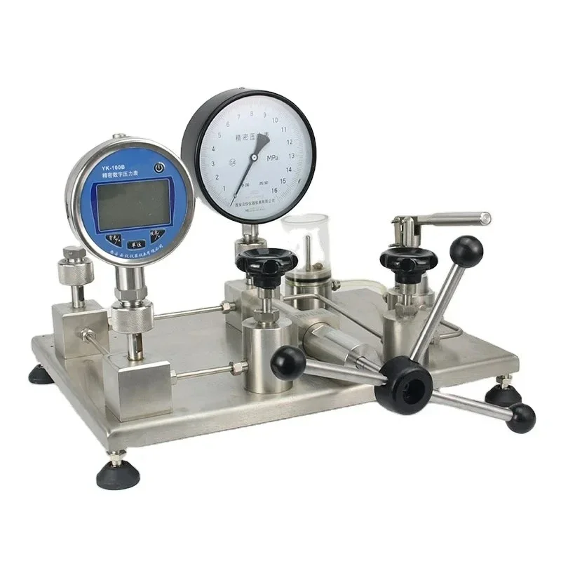 High Pressure Calibration Of Pressure Gauges Transmitters Controllers XY2003 Hydraulic Pressure Calibrator