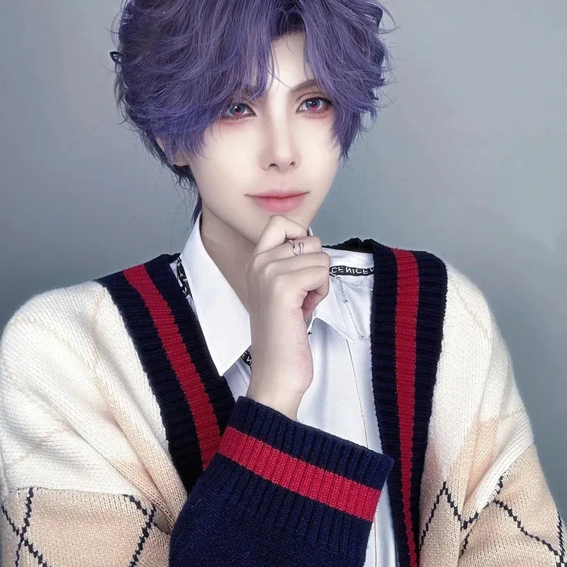 Kostum Cosplay Game Love And Deepspace Rafayel Sweter Qiyu Uniseks Dewasa Pakaian Mantel Hangat Kardigan Asimetris