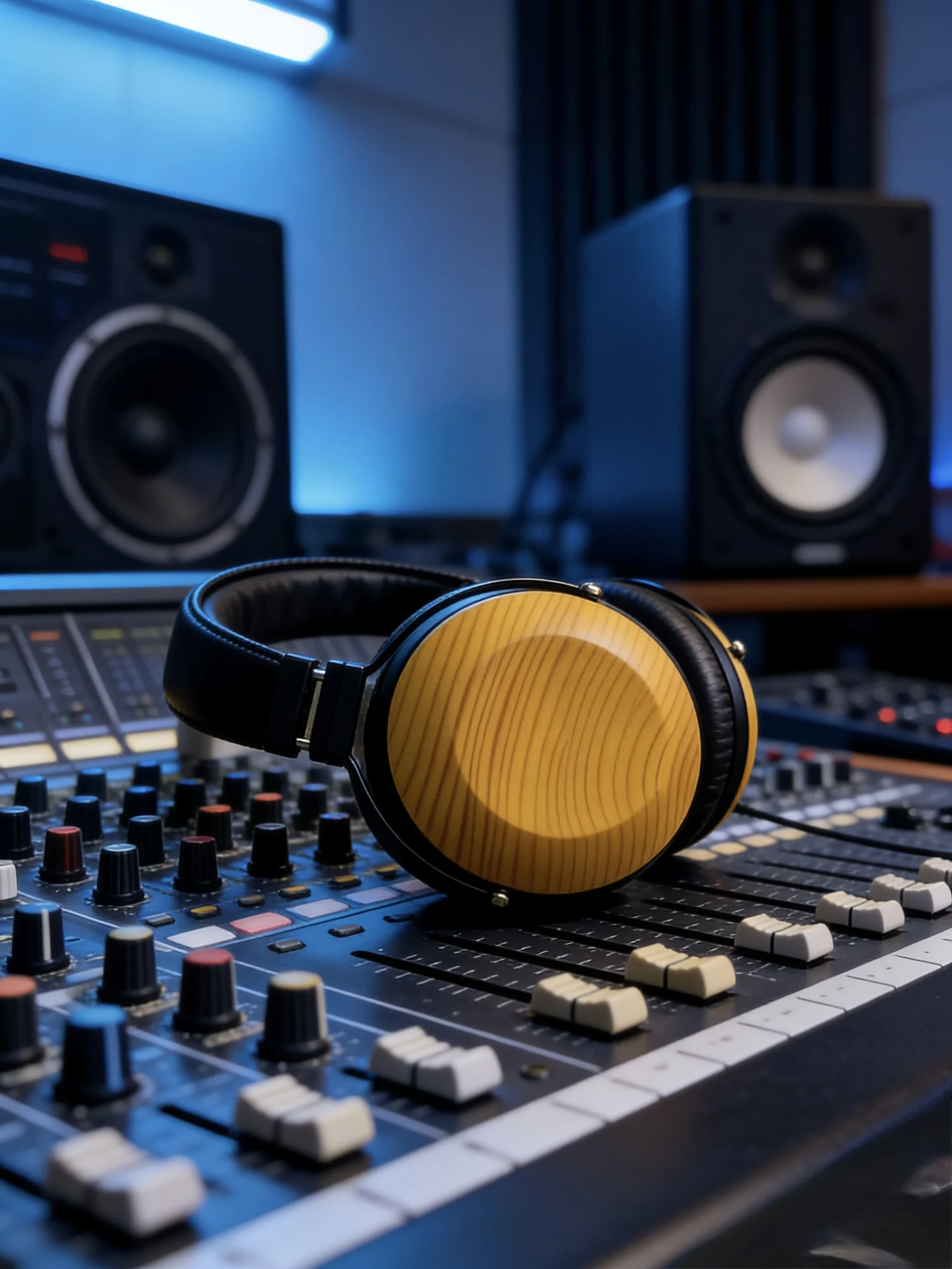 Solid wood material, original design, closed-back wired over-ear headphones, impedance range 32-400 ohms, high-end quality