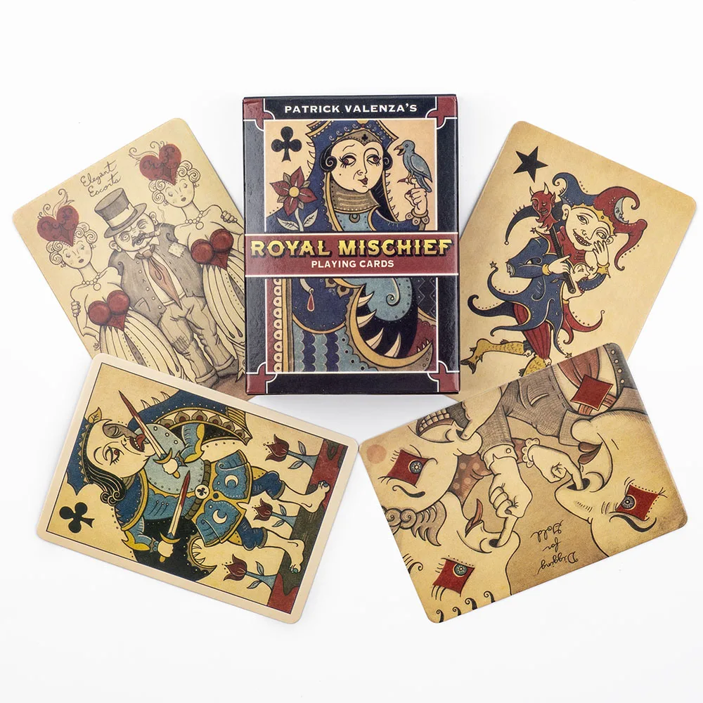 Royal Mischief Playing Cards 54Pcs Tabletop Cards Of Group Games For Parties Precognition & Divinatio Oracle Set 6.3*8.9cm