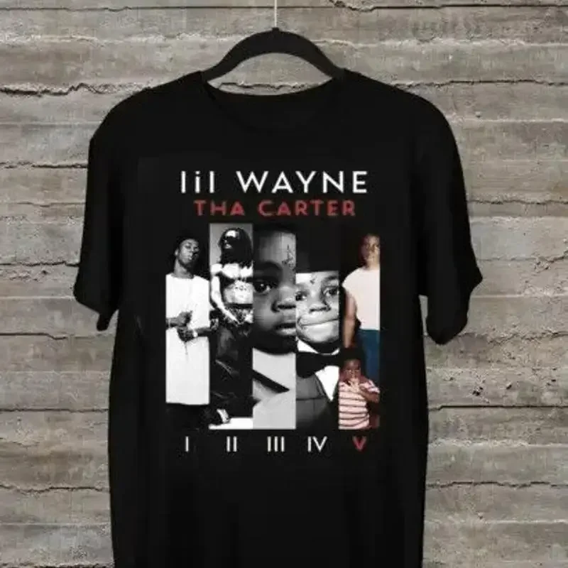 Lil Wayne Gift For Fan Cotton Black S-2345XL Unisex T-Shirt