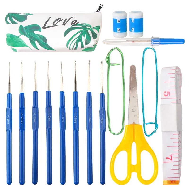 Customize portable needle set kit for crochet work knitting work