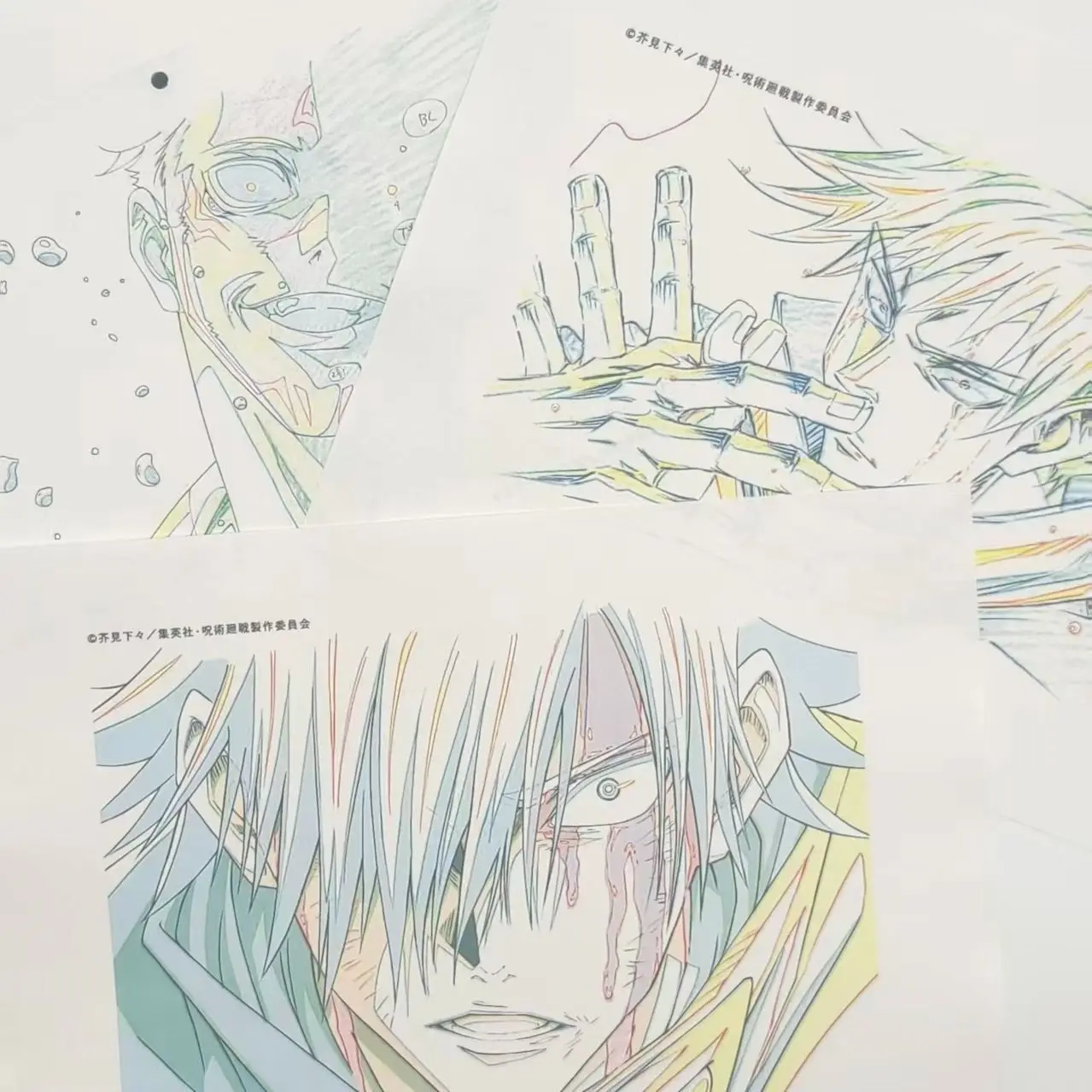 Anime Line Art 40 Sheets A4 Animation Drawings Character Model Expression Studies Pose Reference for Artist Collection Display