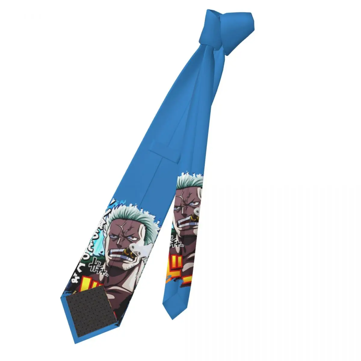 One Piece Captain Smoker Marine Neckties Unisex Skinny Polyester 8 cm Narrow Neck Tie for Mens Accessories Gravatas Gift