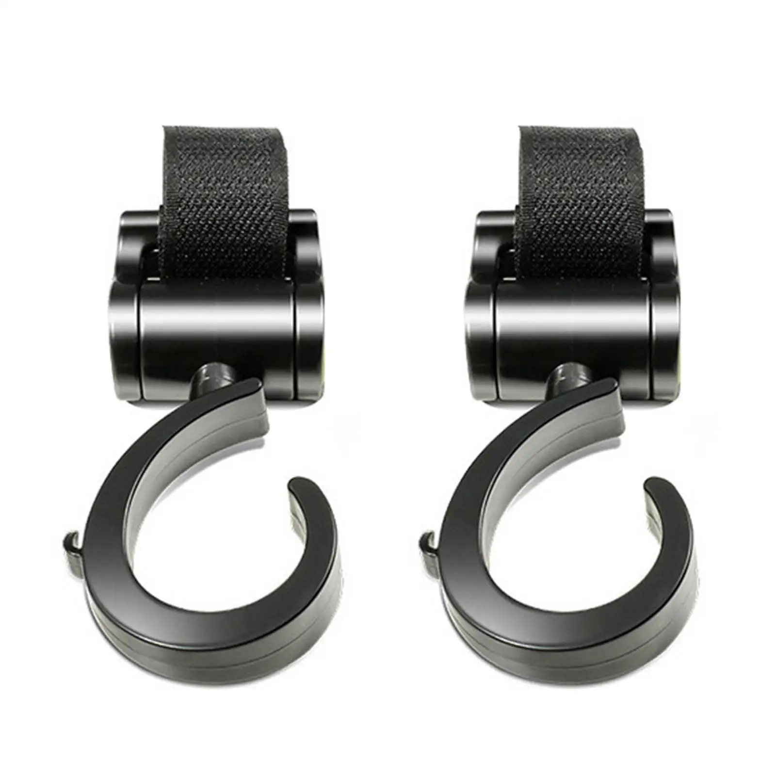 4x Stroller Bag Clips, 360 Degree Hooks for Baby Pushchair And Accessories view 5