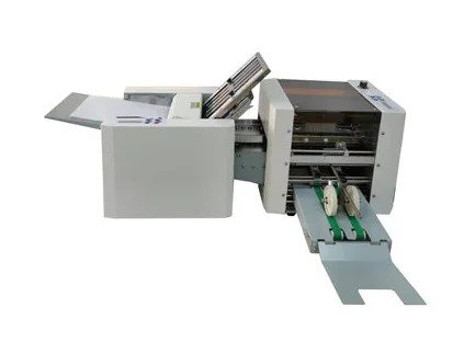 A4 Size Paper Cross Folding Machine, Book Paper Leaflet Folder Machine