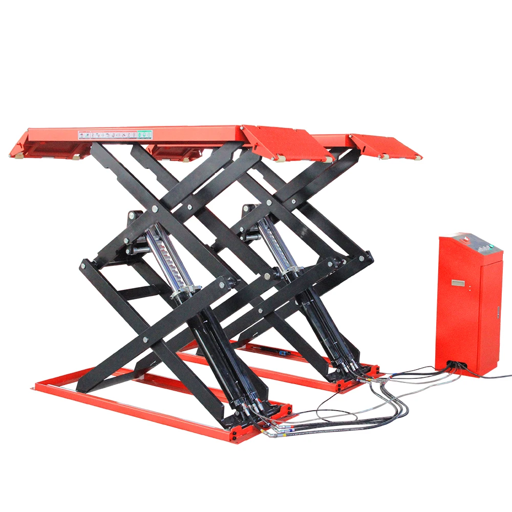 hydraulic full rise 3.5 tons scissor car lift scissor car lifter scissor car hoist