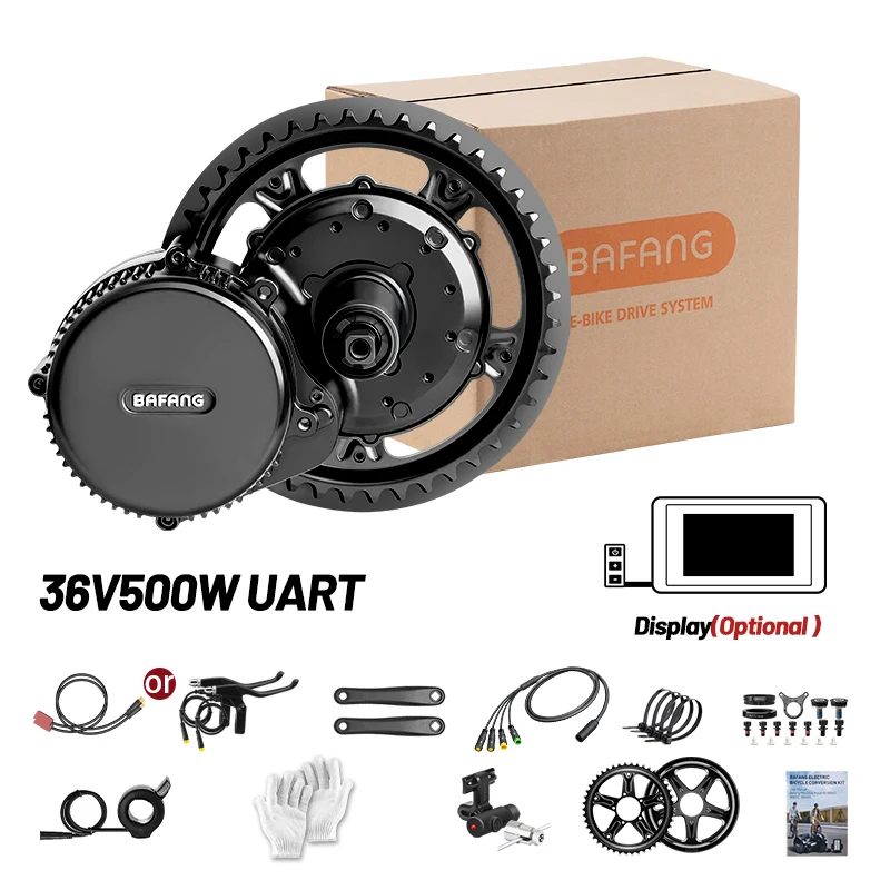 Bafang Ebike Mid Drive Motor UART M315 M615 M215 BBS01 BBS02B 36V 250W 350W 500W 48V 750W Electric Bicycle Motor No Battery image 6
