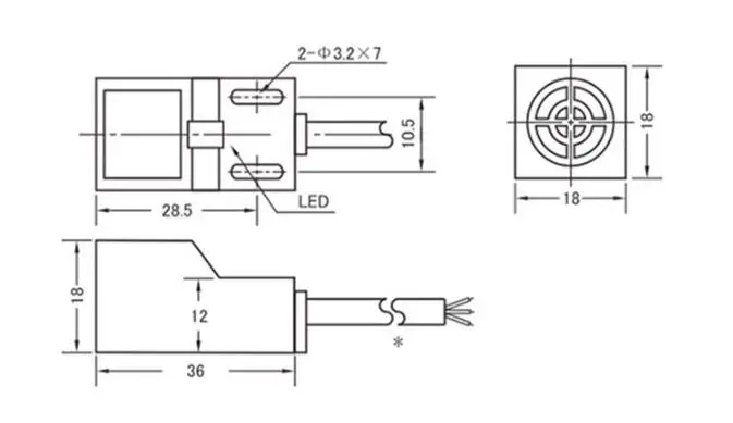 SN04 قطعة SN04-N Y2 D1 D2 NPN PNP NC NO SN05 10 SN04-P الكشف عن المعادن الاستشعار SN04-P2 القرب التبديل لفحص المعادن SN04-Y1