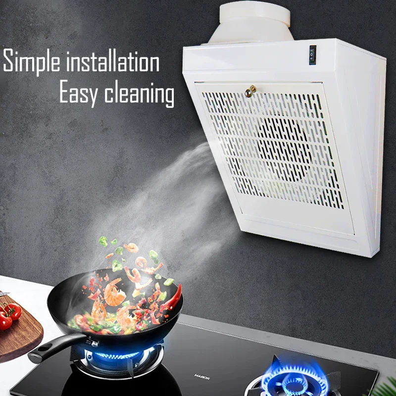 VANJINE جديد صغير موفر للطاقة وفعال بقعة الطرد المركزي التسليم السريع شفاط المطبخ المنزلي للاستخدام المنزلي