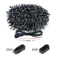 2025 New Year Decoration LED Christmas Light White/Warm/RGB Waterproof Fairy String Lights for Curtain Wedding Party Lighting 2