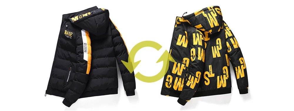 DIMUSI Winter Men Padding Jacket Fashion