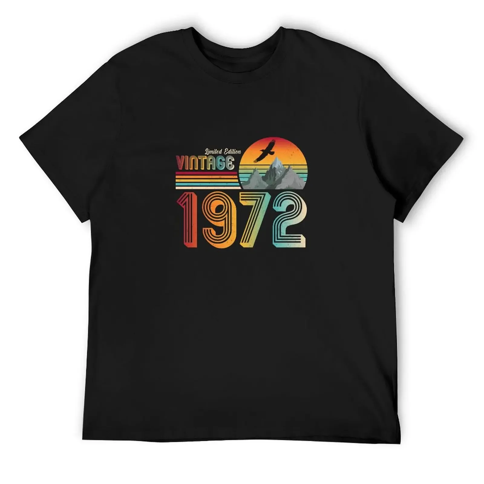 

Vintage 1972 T-Shirt Short sleeve tee essential t shirt graphic shirts mens vintage t shirts