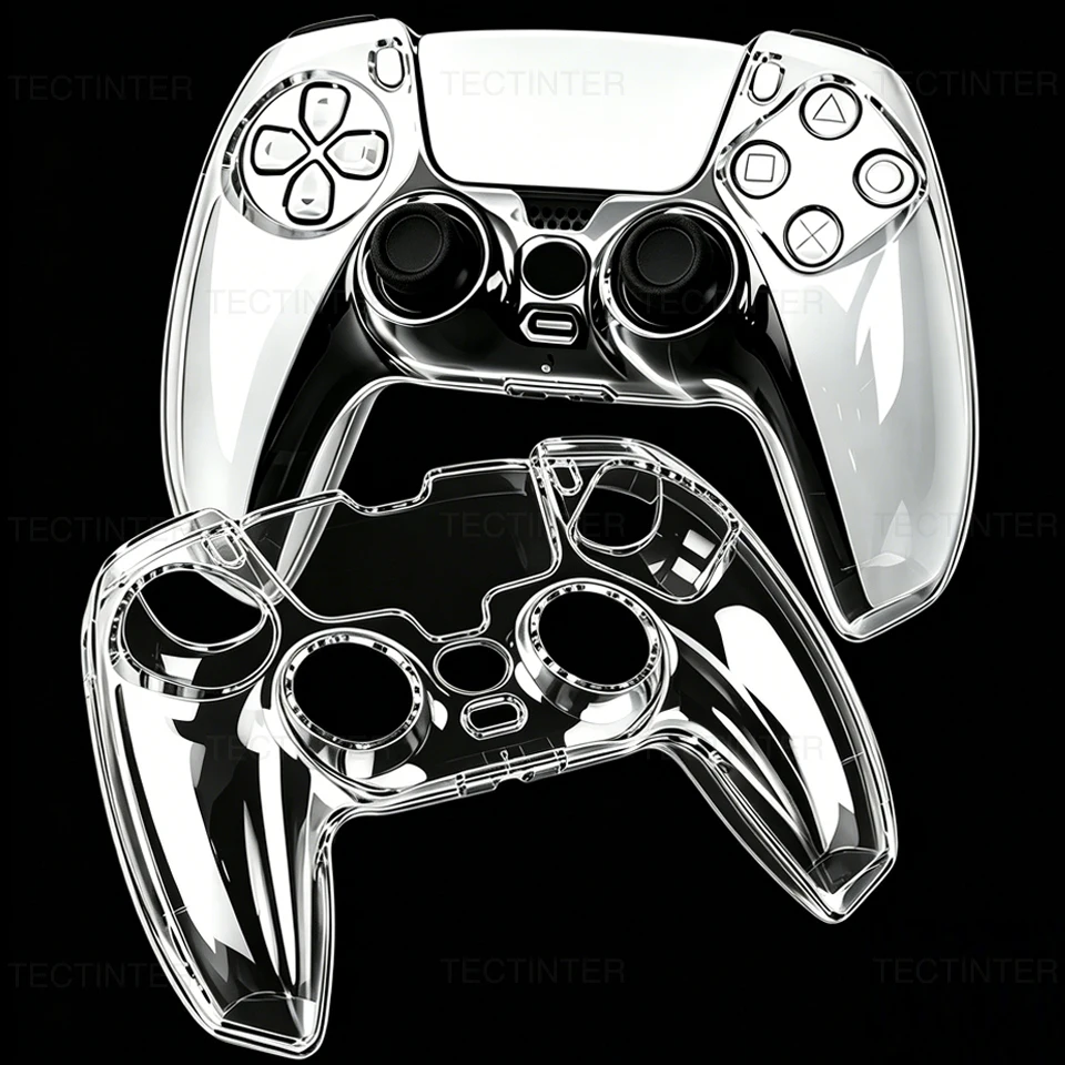 Ps5 Controller Cover - Şeffaf PC Sert Koruyucu Kılıf Sony