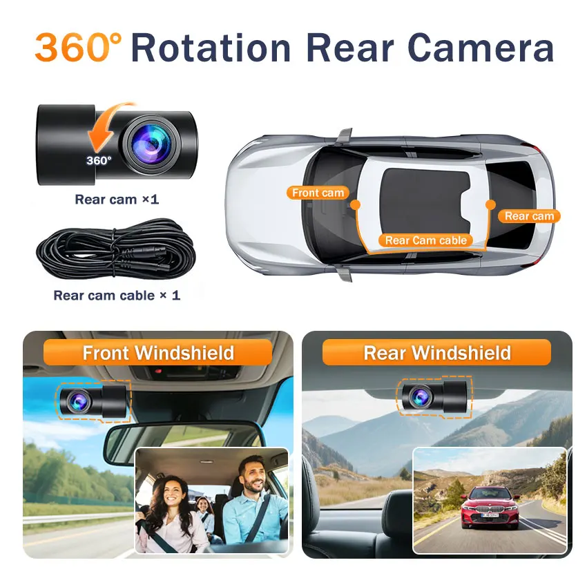 HD 4K 2160P Dash Cam Camera For Peugeot 508 2nd Gen 2019 2020 2021 2022 Video Recorder Car DVR