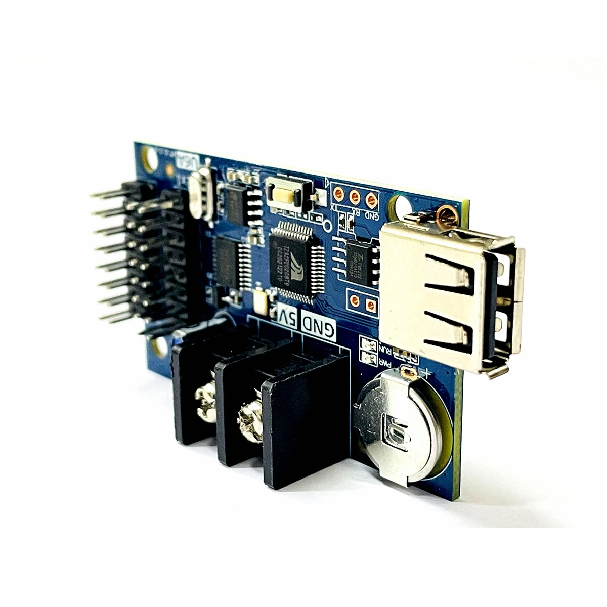 Huidu-mini tarjeta de Control LED monocromática piezas, 5 HD-U6A, compatible con HUB12 P10, módulo LED de un solo Color