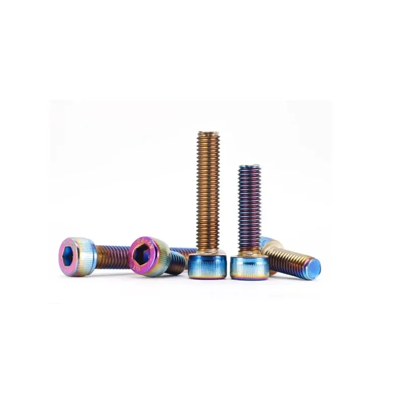 

Tank Cover Bolt Stainless Steel Cup Head Hex Colored Modified Universal Screw