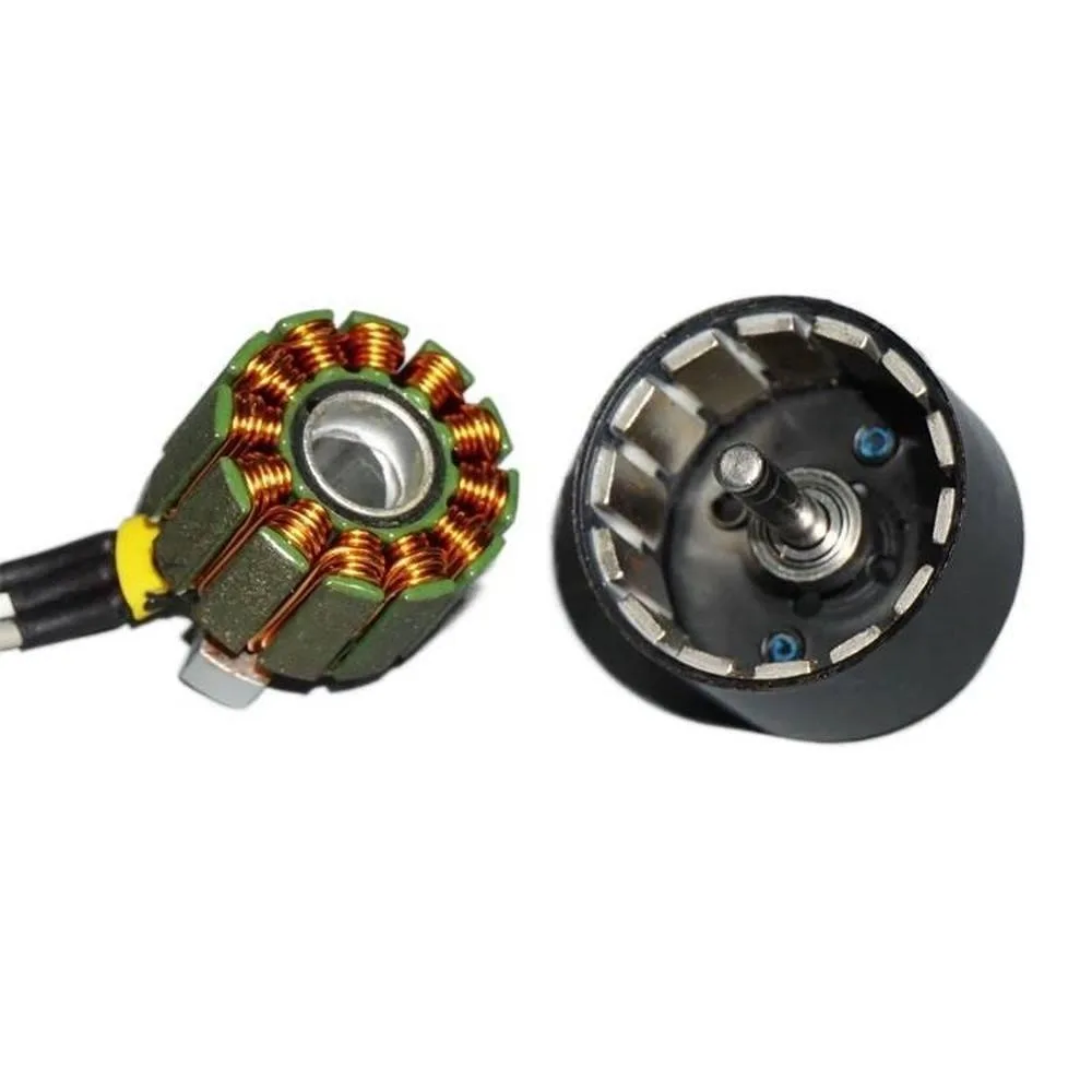 1609 1200KV Outer Rotor Brushless Motor 2-4S LiPo Dual Ball Bearing Balanced Shaft for RC Quadcopter Multirotor Fixed Wing Plane
