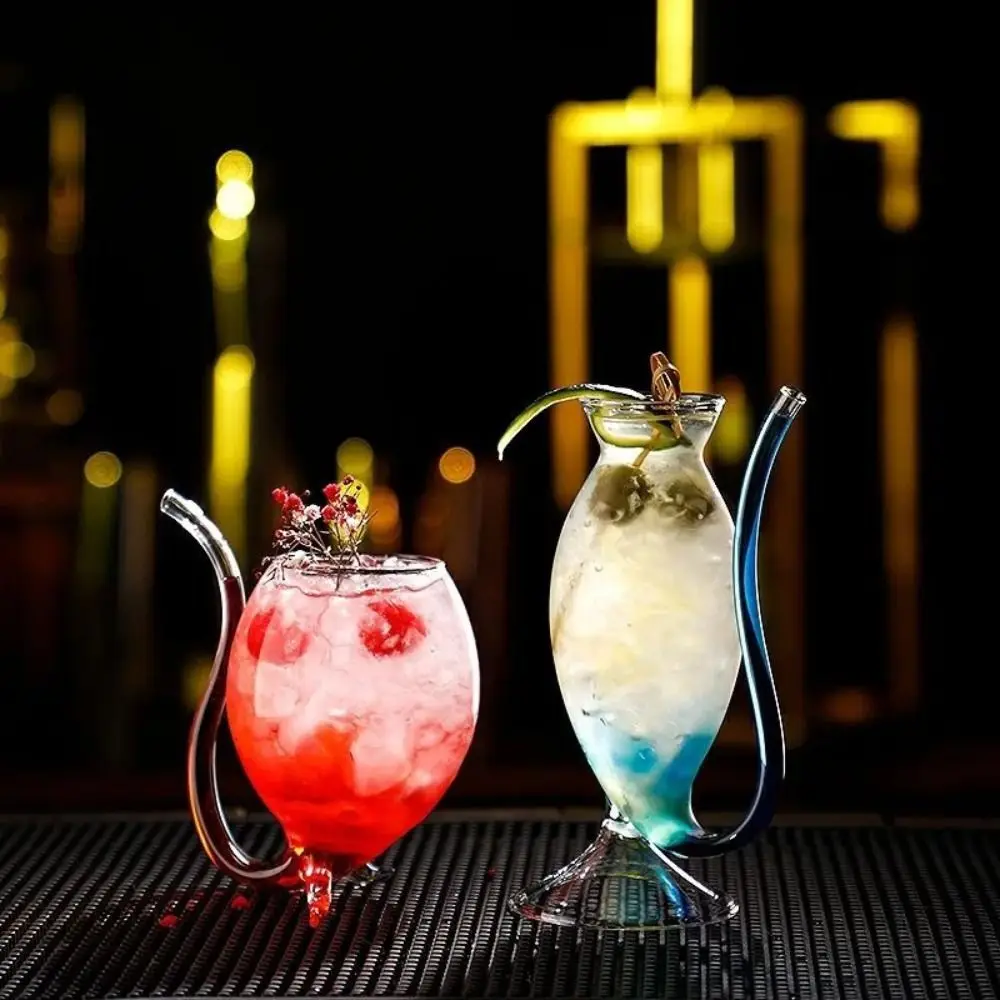 Molecular Gastronomy Transparent Cocktail Glass Juices Funny Creative Goblet Drink Cup Champagne Cup Home