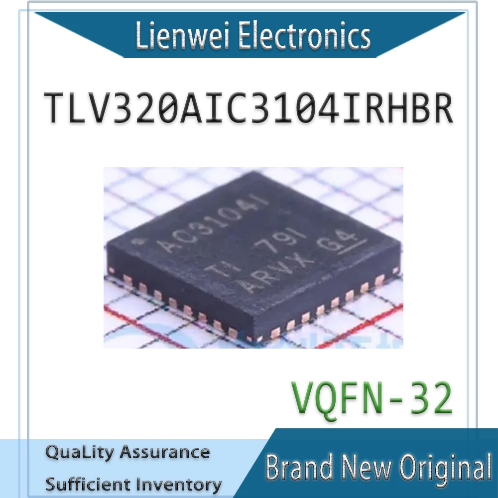 

100% New Original AC3104I TLV320AIC3104IRHBR TLV320AIC3104 IC Chipset VQFN-32