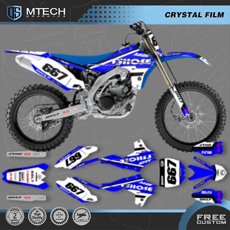 

DSMTECH Motorcycle Graphics Decals Stickers Kits For YAMAHA YZF450 YZ450F 2010 2011 2012 2013 002