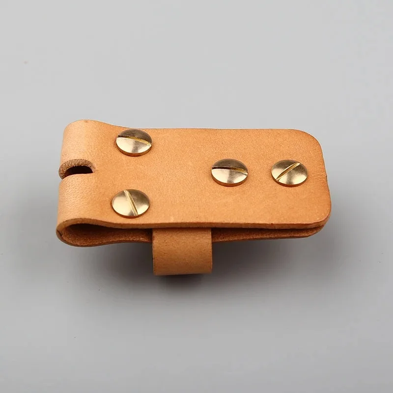 3.8cm Cowhide Loop Ring Connection Leather Pure Copper Rivet DIY Accessories Rivets for Pin Buckle Belt
