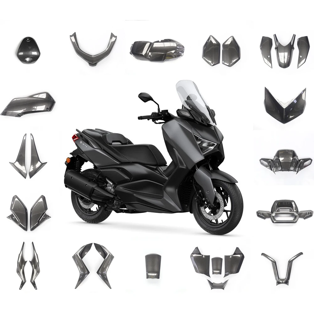 

XMAX 300 Accessories for Yamaha X MAX300 XMAX300 2023 X-MAX X-MAX300 Motorcycle Carbon Fiber Stripe Shell Decorative Conversion