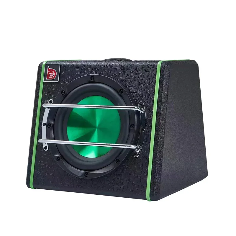 Car subwoofer trapezoidal compact portable car audio modification 8-inch speaker audio modification