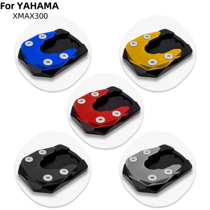 

Modified CNC Kickstand Foot Side Stand Extension Pad Support Plate For YAHAMA XMAX300 X MAX 300 Motorcycle Accessories