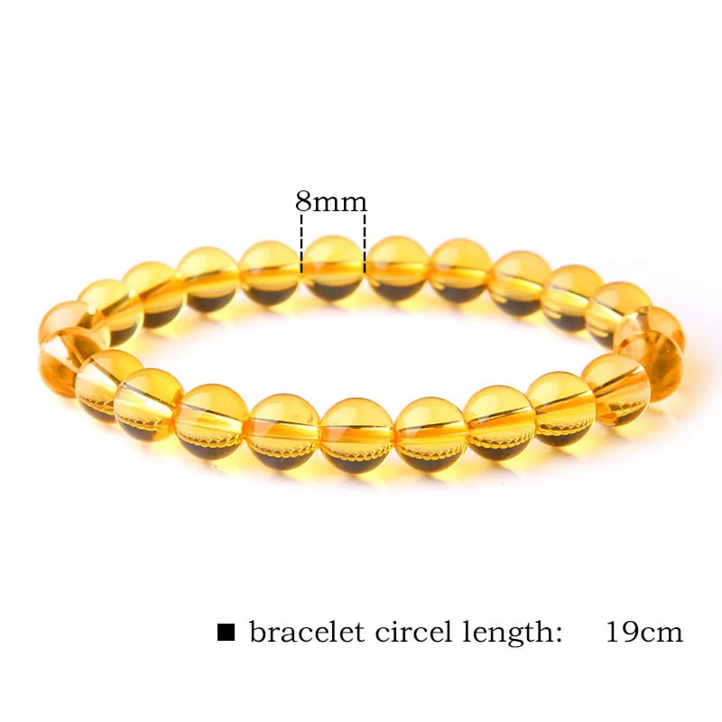 Multi Stijl Geel Citrien Kralen Armbanden Mode Natuursteen Armbanden Geel Quartzs Bangle Vrouwen Healing Reiki Sieraden