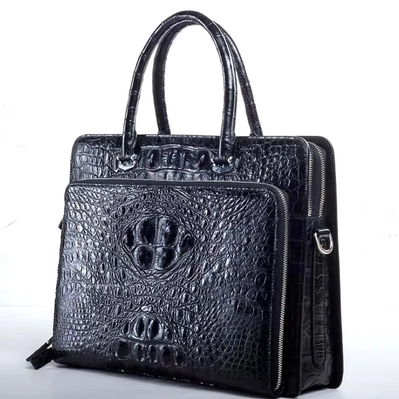 ourui new bag male men briefcase  men crocodile handbag  male  Single shoulder bag  Oblique cross bag