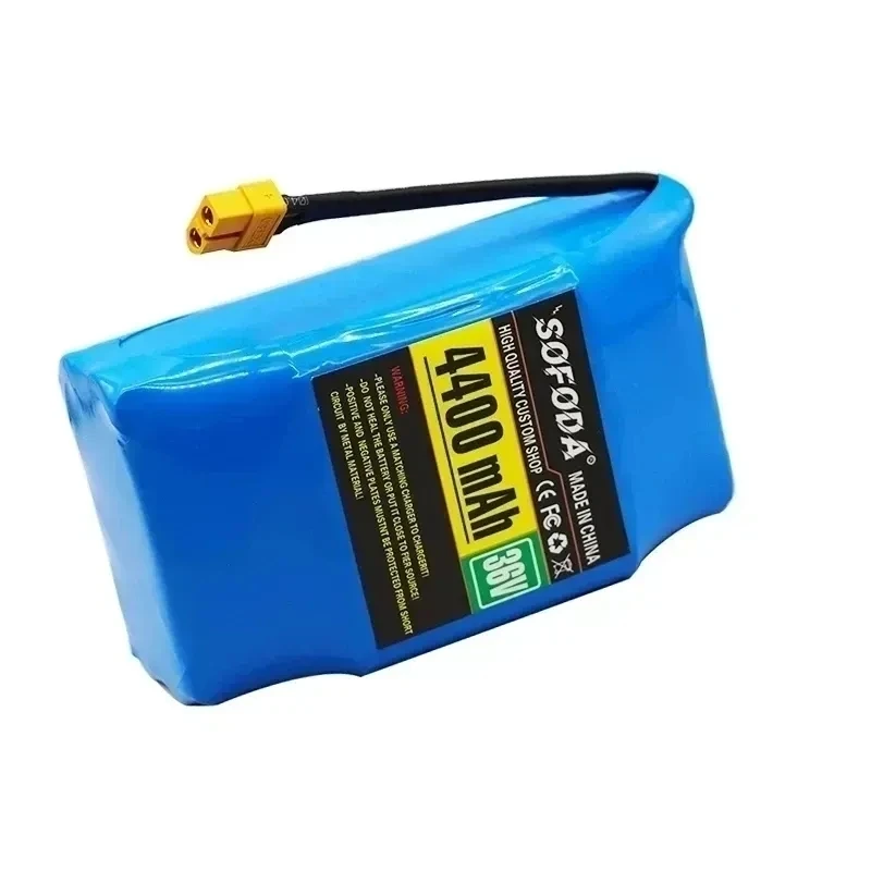 100% New 36v 4.4ah lithium battery 10s2p 36v battery 4400mAh lithium ion pack 42V 4400mah scooter twist car battery