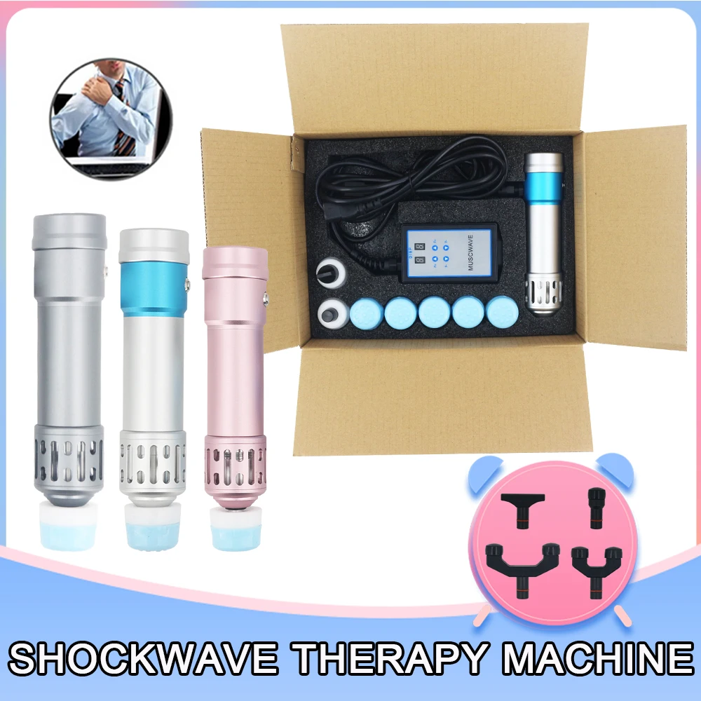 

180MJ Shock Wave Therapy Equipment Portable Shockwave Machine For Relief Tennis Elbow Pain Physiotherapy Body Portable Massager