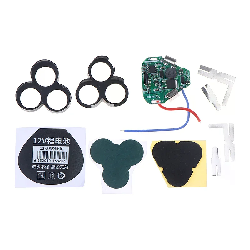 12V 3Cells 20A 18650 Rechargeable Lithium Battery Type-C Charging For Angle Grinder Electric Drill Screwdriver Spare Battery