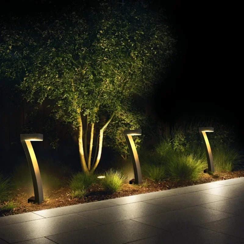 

2025 NEW 2/4/6PCS Solar Energy Garden Floor Lamps, Seven-shaped Lawn Garden, LED Park Atmosphere, Outdoor Landscape Night Light