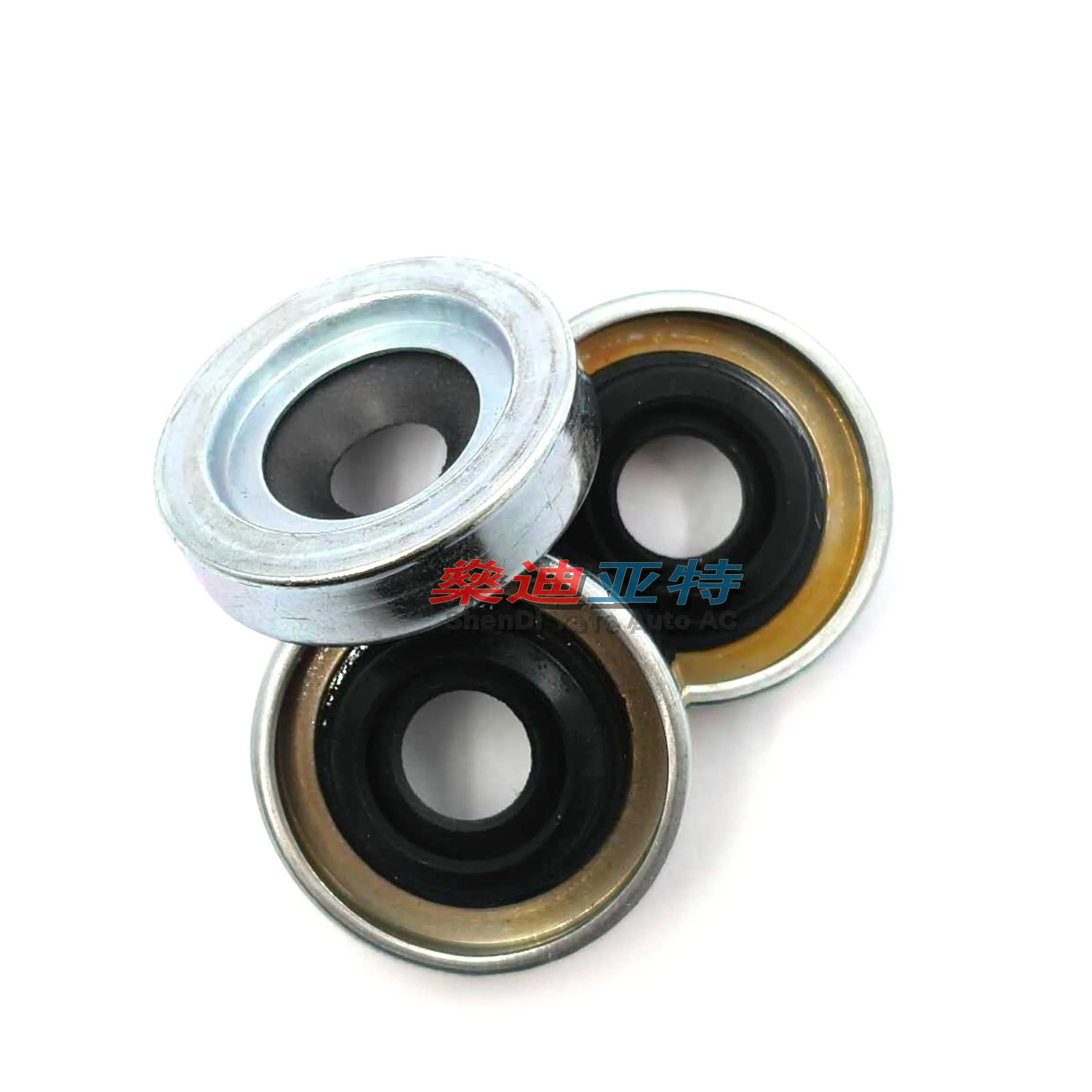 A/C Compressor Oil Seal Stamps Shaft Seal For GM DA6 HD6 HR6 HR6HE R4 V5 Calsonic V5-15F V5-14G R134a Compressor
