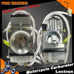 36 38 40mm Lectron High Velocity Adjustable Power Jet Motorcycle Carburetor with Cable For Yamaha YZ250F KX250F RMZ250 CRF250R