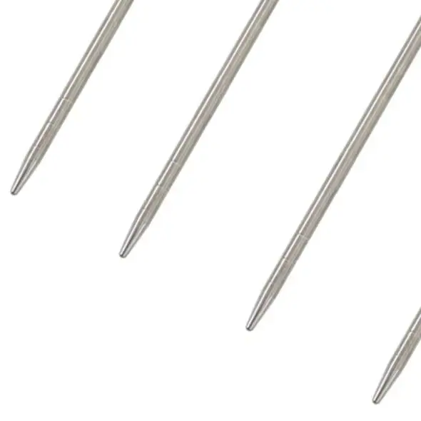 Juego de 4 Estacas de Tienda de Campaña de Aleación de Titanio con Cuerda Reflectante, Estacas Redondas para Sujeción al Suelo, Ideales para Camping, Senderismo, Playa, Grava y Toldos de Exterior